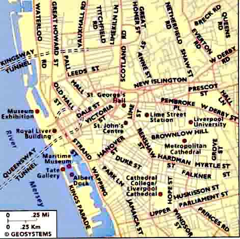 Liverpool Map.