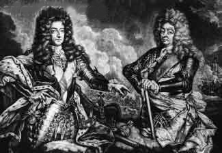 William III and the Duke of Schomberg.